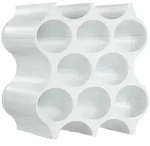 Koziol Flaschenregal, Wei&szlig;, Kunststoff, 35.3x36.4x23 cm, Wohnzimmer, Regale,