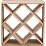 Zeller Present Weinregal, Natur, Holz, Kiefer, Hartholz, 52x52x25 cm, individuell