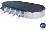 Gre Poolabdeckplane 2024, Schwarz, Kunststoff, 660x1115 cm, Freizeit, Pools und