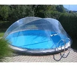 Pooldach Cabrio Dom 15104, Transparent, Kunststoff, Freizeit, Pools und Wasserspa&szlig;,