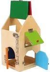 small foot Schlosshaus, Natur, Holz, 15x28x15 cm, unisex, Spielzeug, Babyspielzeug,