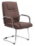 CLP Schwingstuhl, Braun, Metall, 60x104x67 cm, Esszimmer, St&uuml;hle, Esszimmerst&uuml;hle,