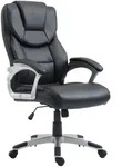 CLP Chefsessel, Schwarz, Kunststoff, 65x109x73 cm, Arbeitszimmer, B&uuml;rost&uuml;hle,