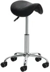CLP Hocker, Schwarz, Metall, 46x53x46 cm, Arbeitszimmer, B&uuml;rost&uuml;hle, B&uuml;rohocker