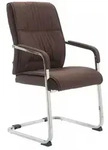 CLP Schwingstuhl, Braun, Metall, 58x102x65 cm, Esszimmer, St&uuml;hle, Esszimmerst&uuml;hle,