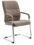 CLP Schwingstuhl, Taupe, Metall, 58x102x65 cm, Esszimmer, St&uuml;hle,...