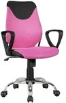 Mid.you Jugenddrehstuhl Skyport Kika, Rosa, Pink, Kunststoff, Sternfu&szlig;, 60x105x60