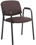 CLP Besucherstuhl, Braun, Metall, 53x79x55 cm, Arbeitszimmer, Besucherst&uuml;hle
