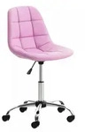 CLP Drehstuhl, Pink, Metall, 55x79x55 cm, Arbeitszimmer, B&uuml;rost&uuml;hle, Drehst&uuml;hle