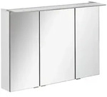 Mid.you Spiegelschrank, Wei&szlig;, Metall, F, 100x69.5x23.5 cm, Badezimmer,