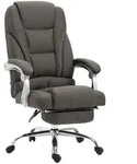 CLP Chefsessel, Dunkelgrau, Metall, 68x118x64 cm, Arbeitszimmer, B&uuml;rost&uuml;hle,