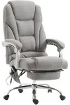 CLP Chefsessel, Grau, Metall, 68x118x64 cm, Arbeitszimmer, B&uuml;rost&uuml;hle, Chefsessel