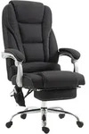 CLP Chefsessel, Schwarz, Metall, 68x118x64 cm, Arbeitszimmer, B&uuml;rost&uuml;hle,