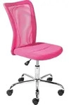 Carryhome Jugenddrehstuhl, Pink, Textil, Drehkreuz, 43x88-98x56 cm, Arbeitszimmer,