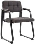 CLP Armlehnenstuhl, Dunkelgrau, Metall, 59x84x58 cm, Esszimmer, St&uuml;hle,