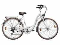 KS Cycling Citybike Eden 730C, Weiß, Metall, 180x70 cm, female, Freizeit, Sport &