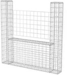 vidaXL Gartenzaun,, Silber, Metall, 20x150 cm, Sonnen- & Sichtschutz, Sichtschutz