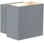 Paulmann Aussenwandleuchte Cybo, Grau, Metall, rechteckig,rechteckig, 10x9.3x10...