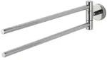 Wenko Handtuchhalter Bosio Shine, Edelstahl, Metall, 5.5x9x43 cm, schwenkbar,