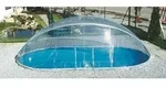Pooldach Cabrio Dom 15116, Transparent, Kunststoff, 370x610 cm, Freizeit, Pools und