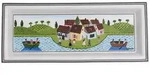 Villeroy & Boch Schale, Mehrfarbig, Keramik, Rechteckig, 10x2.5x23.8 cm, Tischkultur