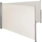tectake Seitenmarkise, Beige, Textil, 200x10 cm, Sonnen- & Sichtschutz, Sichtschutz