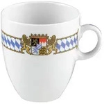 Seltmann Weiden Becher, Mehrfarbig, Keramik, Kaffee & Tee, Tassen, Kaffeebecher