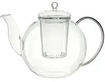 Leonardo Teekanne, Klar, Glas, 1,2 L, 19.2x17.6x17.5 cm, Siebeinsatz, Kaffee & Tee,