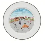 Villeroy & Boch Speiseteller, Mehrfarbig, Keramik, Rund, Essen & Trinken, Geschirr,