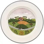 Villeroy & Boch Speiseteller, Mehrfarbig, Keramik, Rund, Essen & Trinken, Geschirr,