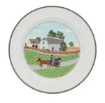 Villeroy & Boch Speiseteller, Mehrfarbig, Keramik, Rund, Essen & Trinken, Geschirr,