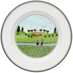 Villeroy & Boch Brotteller, Mehrfarbig, Keramik, Rund, Essen & Trinken, Geschirr,