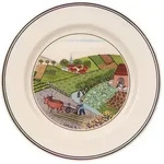 Villeroy & Boch Brotteller, Mehrfarbig, Keramik, Rund, Essen & Trinken, Geschirr,