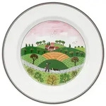 Villeroy & Boch Fr&uuml;hst&uuml;cksteller, Mehrfarbig, Keramik, Rund, Essen & Trinken,