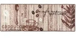 Hanse Home K&uuml;chenl&auml;ufer Loop, Creme, Mokka, Textil, Kaffee, rechteckig, 67x180 cm,