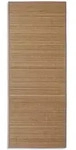 vidaXL Teppich, Braun, Naturmaterialien, Rechteckig, 80x200 cm, leicht
