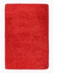 Tom Tailor Hochflorteppich, Rot, Textil, Uni, rechteckig, 65x135 cm, Teppiche &