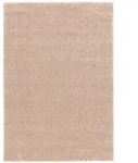 Astra Hochflorteppich Samoa, Braun, Textil, Uni, rechteckig, 67x130 cm, Bsci,