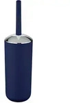 Wenko B&uuml;rstenhalter, Dunkelblau, Kunststoff, Rund, 10x37x10 cm, Badezimmer, WC