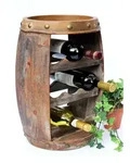 DanDiBo Weinregal, Braun, Holz, 35x50x30 cm, Wohnzimmer, Regale, Weinregale