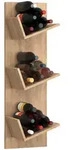 Mid.you Weinregal, Eiche, Holzwerkstoff, 33x106.5x25.6 cm, stapelbar, Wohnzimmer,