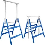 tectake Ger&uuml;stbock, Blau, Metall, Organisch, 56.5x79.5x68.5 cm, Freizeit,