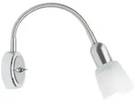 Brilliant Wandspot, Silber, Metall, 9x9x37 cm, Lampen & Leuchten, Innenbeleuchtung,