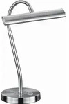 Trio Leuchten Led-Tischleuchte Curtis, Nickel, Metall, 18x35x18 cm, 4-fach schaltbar,