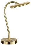 Trio Leuchten Led-Tischleuchte Curtis, Messing, Metall, 18x35x18 cm, 4-fach