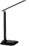 Eglo Led-Tischleuchte Caupo, Schwarz, Metall, Kunststoff, l&auml;nglich,l&auml;nglich, 26 cm,