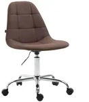 CLP Drehstuhl, Braun, Metall, 47x79x56 cm, Arbeitszimmer, B&uuml;rost&uuml;hle, Drehst&uuml;hle
