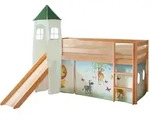 Mid.you Spielbett Ticaa 905516 Kasper, Mehrfarbig, Kiefer, Holz, Kiefer, massiv,