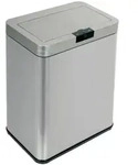 Echtwerk Abfalleimer, Silber, Kunststoff, 48 L, 25.3x57.4x40.3 cm, K&uuml;chen,