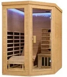 Artsauna Infrarotkabine, Natur, Holz, 130x190x190 cm, Freizeit, Wellness,